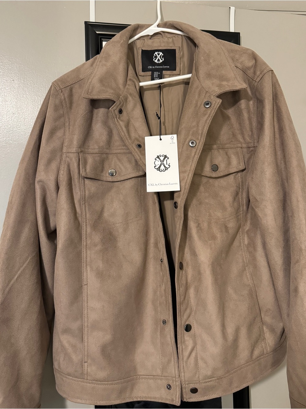 CXL Christian Lacroix Men's Tan Jacket Size XL